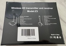 Wireless Hdmi Transmitter and Receiver HD Extender Plug  Play W/ LED Screen