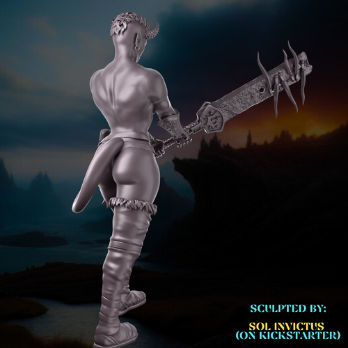 Dungeons & Dragons Playable Character - Female Tiefling - Barbarian, Fighter - Picture 43 of 52