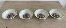 Vintage 4 Ciotole da Frutta Dolce in Ceramica con Immagine Bavaria