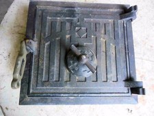 Antike Ofent&uuml;r Guss Art Deco mit Rahmen 230x220x60mm Deko RAR XXXXXXXVIII