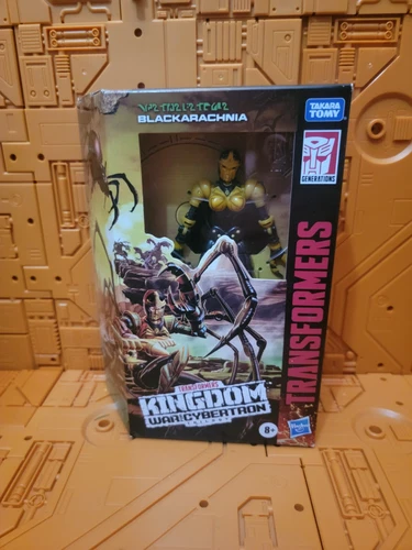 Transformers Kingdom Deluxe Predacon Blackarachnia Complete New In Box