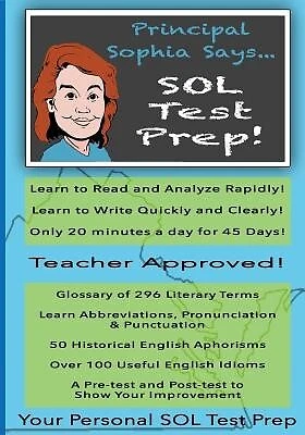Principal Sophia Says... SOL Test Prep! by Sutherland, Daniel C. -Paperback - Picture 1 of 1