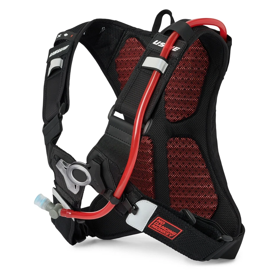 USWE MTB Hydro 3L Hydration Pack w/2.0L/ 70oz Bladder Cycling MTB Gravel - Black - Image 2 of 4
