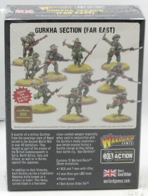 Bolt Action 403011115 Gurkha Section (Far East) WW2 British