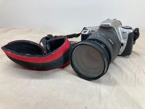 Canon EOS Rebel 2000 35mm SLR Film Camera w/ 28-300mm Lens & Strap Tested