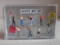 Preiser Demonstranten Banner Schild FlüStertüTe 10456 H0 1:87 Ovp 8Fig