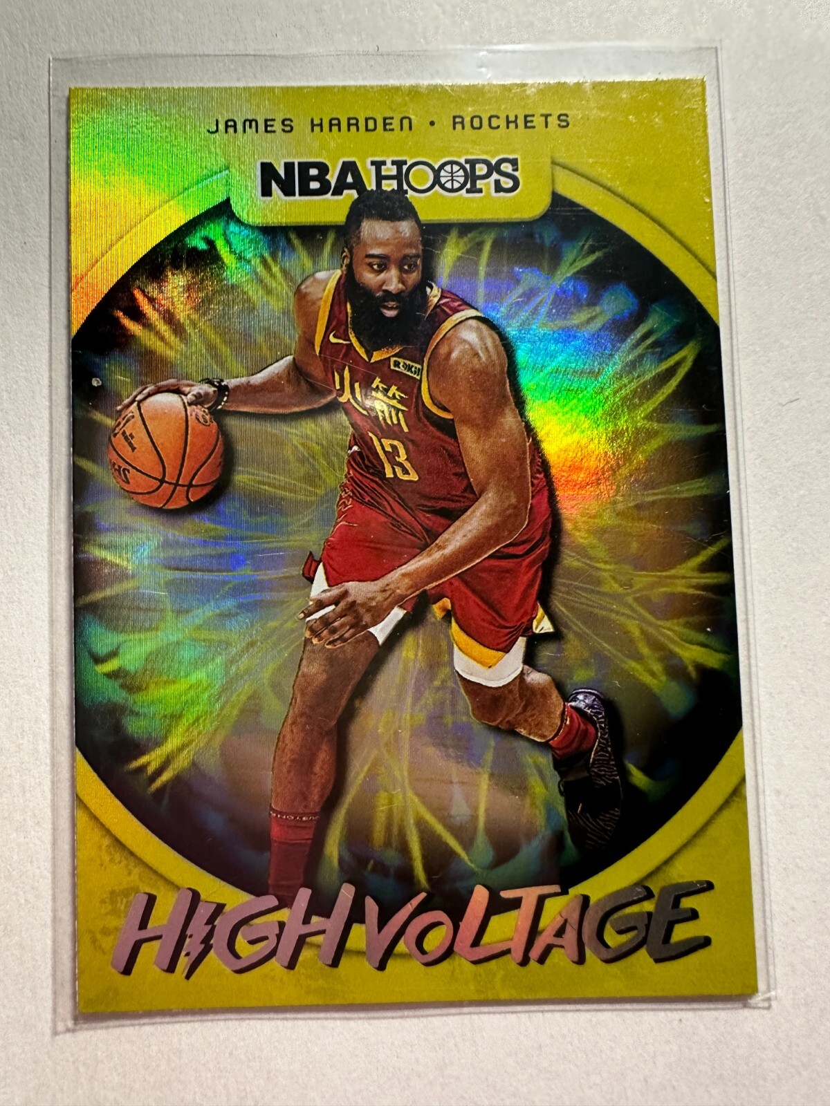 K30,815 - 2019-20 Hoops High Voltage #20 James Harden