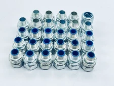 LOT OF 29 THOMAS & BETTS 5333 STRAIGHT LIQUIDTIGHT 3/4" CONDUIT CONNECTOR