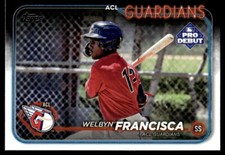 2024 Topps Pro Debut #PD-98 Welbyn Francisca ACL Guardians Baseball