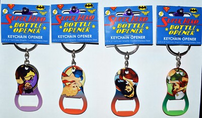 DC Comics Bombshells Key Chain Bottle Opener lot WONDER WOMAN