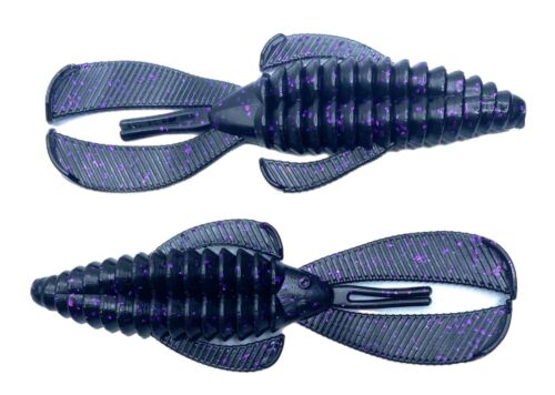 Rage Bug Style Kunststoff Biber Kreatur Köder Stanzen Bass Angeln Köder 20ct 4" - Bild 12 von 31