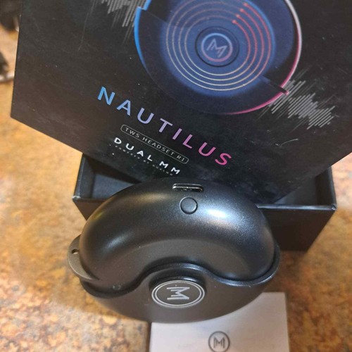 NEW Nautilus Black Bluetooth TWS Dual MM - Picture 6 of 9