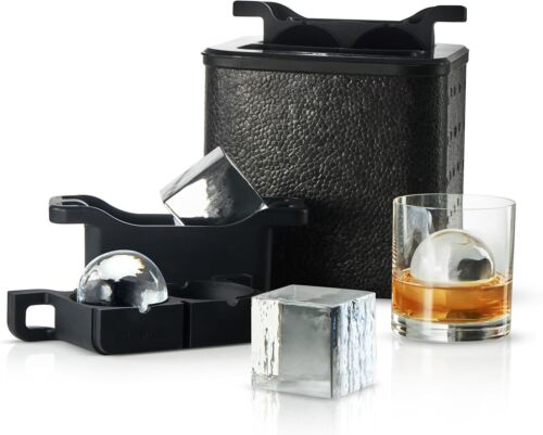 New- Clear Ice Cube Maker Mold - Combo 2+2 Crystal Clear Ice Cubes & Bal