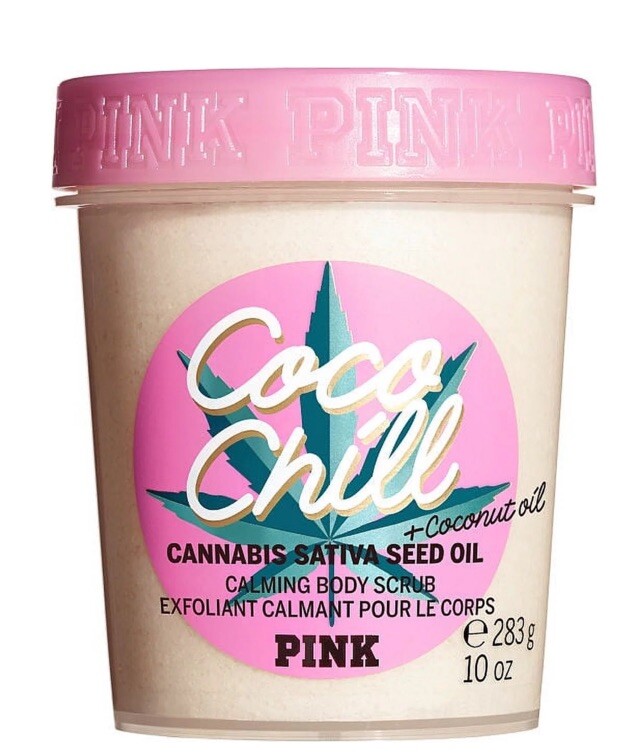 VICTORIA'S SECRET PINK COCO CHILL CALMING BODY SCRUB 10 oz