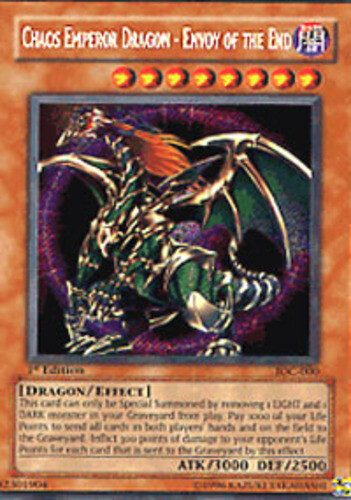 Chaos Emperor Dragon - Envoy of the End - IOC-000 - Secret Rare
