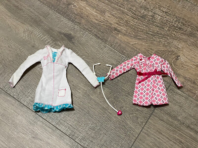 Barbie Newborn Baby Doctor Doll Outfit White Jacket And