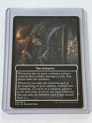 mtg cards with initiative Undercity / Initiative 20 MTG D&D Battle Baldur's Gate 2022 MT - 9.0 + Non  Foil