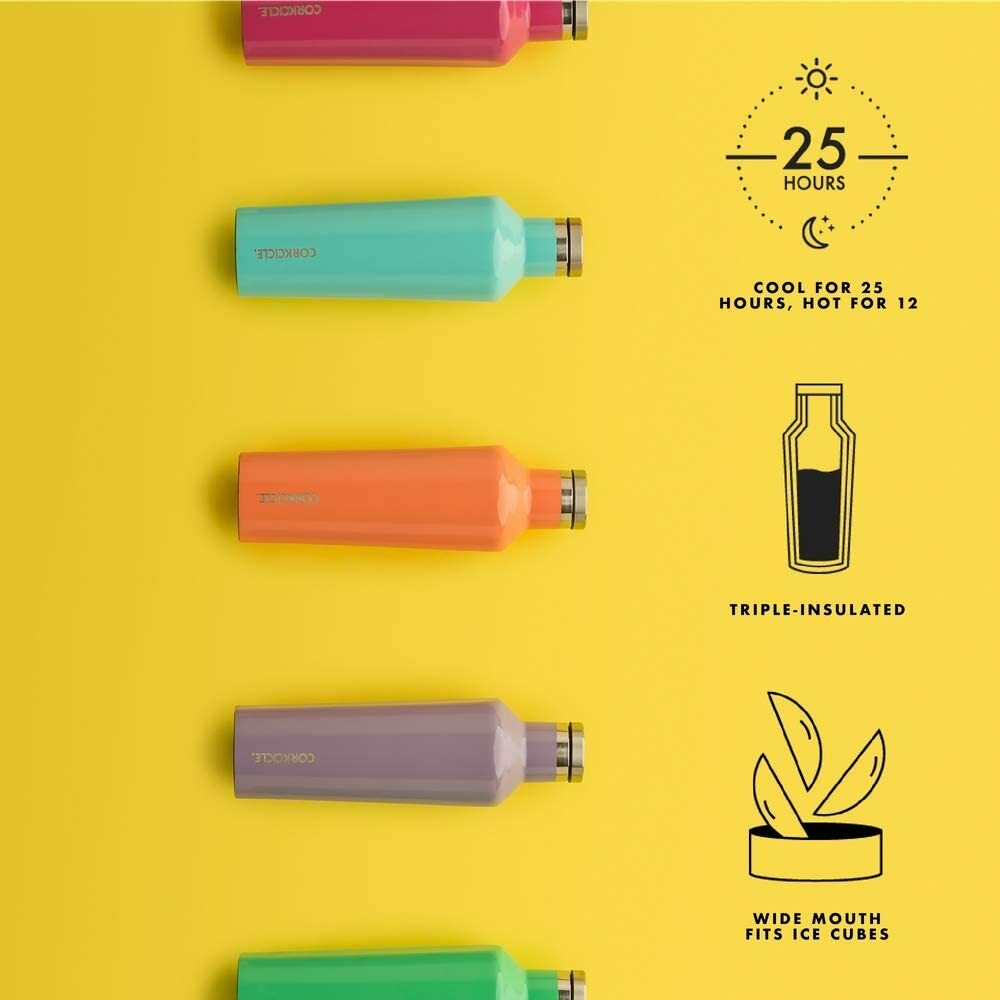 Corkcicle Metallic Canteen Triple Insulated Stainless Steel Water