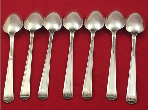 Lot of 7 Holmes & Edwards CENTURY International SilverPlate Teaspoons 1923 - Picture 4 of 5