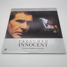 Presumed Innocent Laserdisc, 1991 Harrison Ford Raul Julia Scott Turow 12034