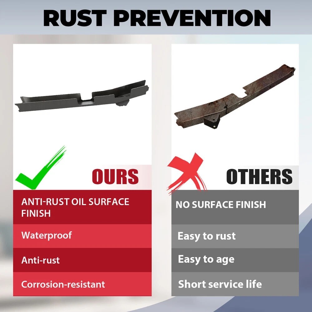 Frame Rust Repair Set & Repair Plate Steel For Toyota Tacoma Regular Cab 1996-04