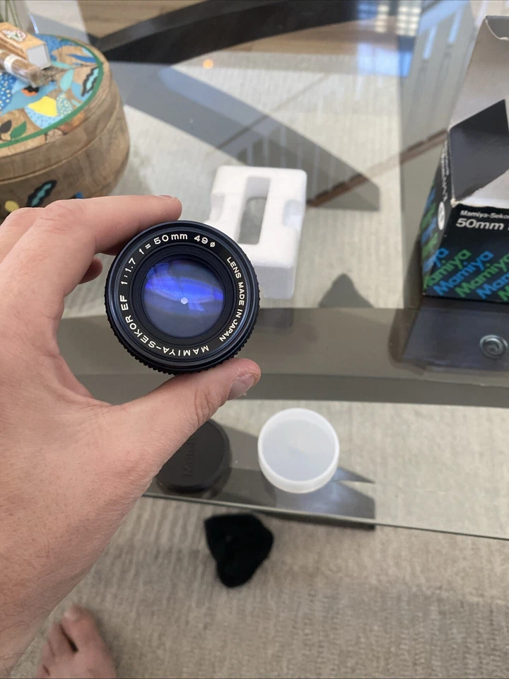 Mamiya Sekor EF 50mm f/1.7 Manual Focus Standard Lens - In Box - Image 3 of 4