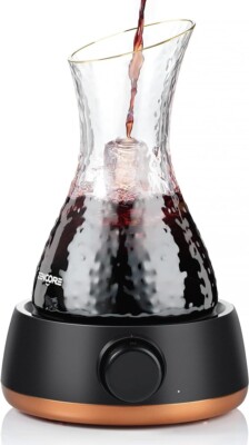 ZENCORE Electric Wine Decanter, Automatic Wine Aerator, Rechargeable Accessories