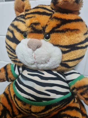 Avon Plush Squeeze Toy Cuddly Colby Bengal Tiger Purrs & Growls 10” Rare 1992 - Picture 5 of 13