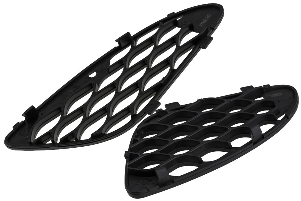 Grille protection pare-choc Mercedes E en ABS premium pour finition élégante noire