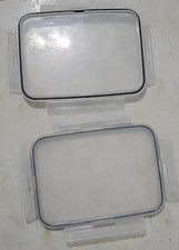 Snapware Replacement Lid Lids 8" 6". CLEAR/BLUE.