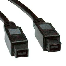 6FT FIREWIRE 800 CABLE 9 PIN to 9 PIN IEEE1394B 6' FT 9P-9P 9-9 1394B BILINGUAL