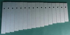 Loose Xylophone Bars Repurpose To Wind Chimes or Creative Crafts - Lot of 16