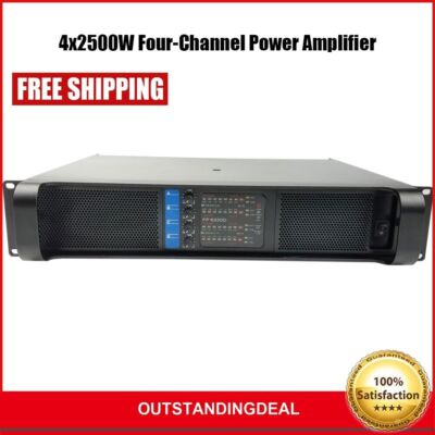 4x2500W 4-CH Power Amplifier Stage Power Amp for Professional DJ Equipment ot25 