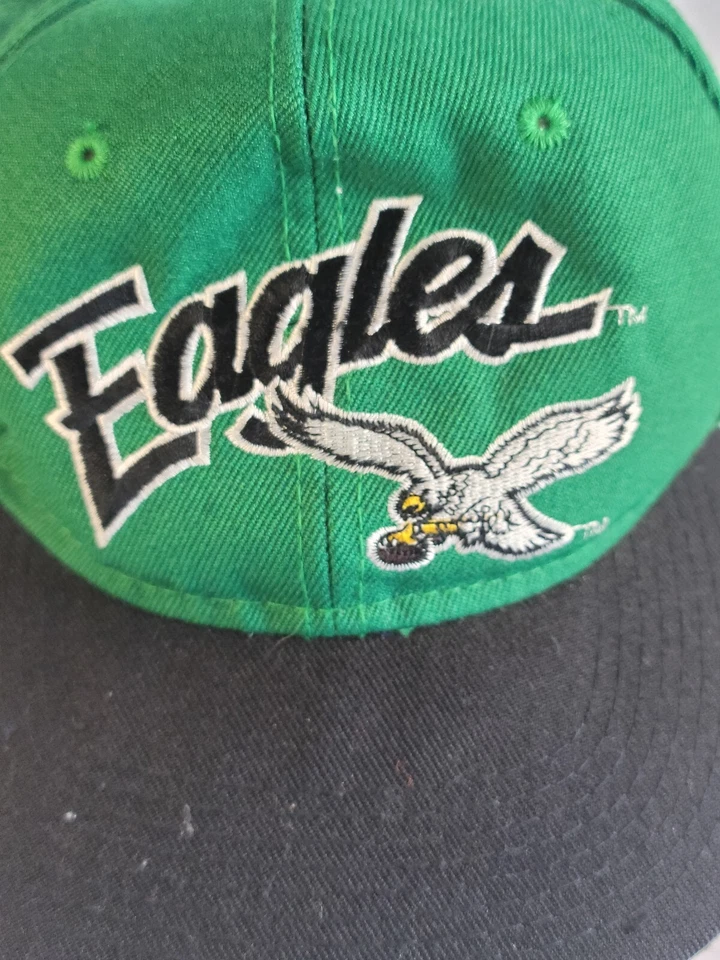 Vintage 90’s Philadelphia Eagles Sports Specialties Fitted 7 3/8 Hat Pro Line - Image 2 of 4