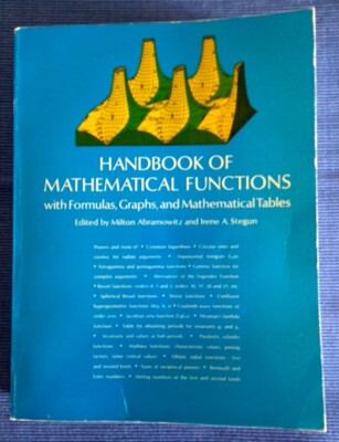 Dover Edition, M. Abramowitz, I. A. Stegun - HANDBOOK OF MATHEMATICAL FUNCTIONS