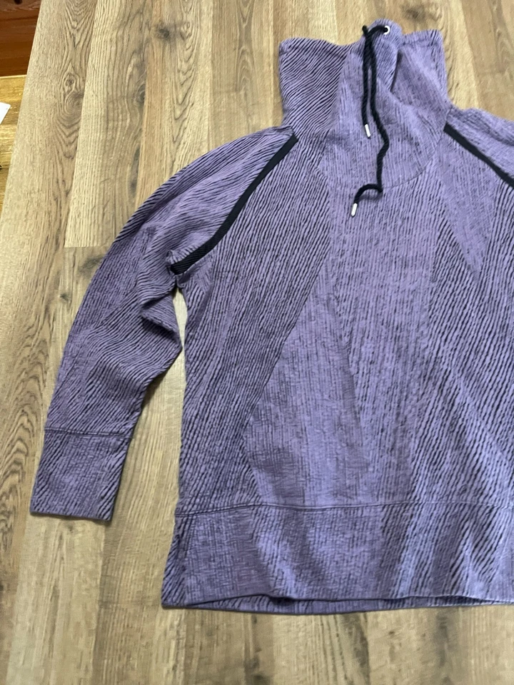 Kirkland Sweater, Women's Size XL, Purple Black, Long Sleeve, Turtleneck - Image 4 of 4