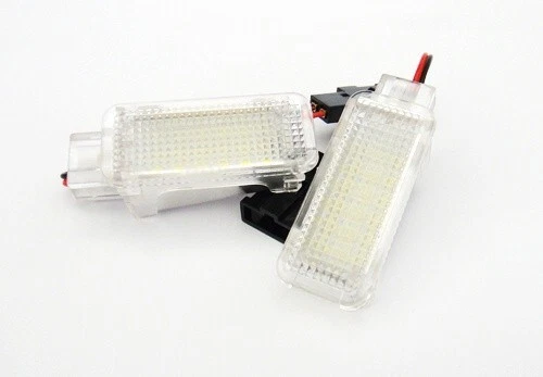 2x Luces de cortesía LED para equipaje debajo de la puerta para Audi A3 A4 S4 A5 A6 Q5 TT Foto 2 de 4