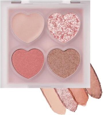 MilleFee Pukupuku Under-eye Bag Palette 02 Strawberry Pink
