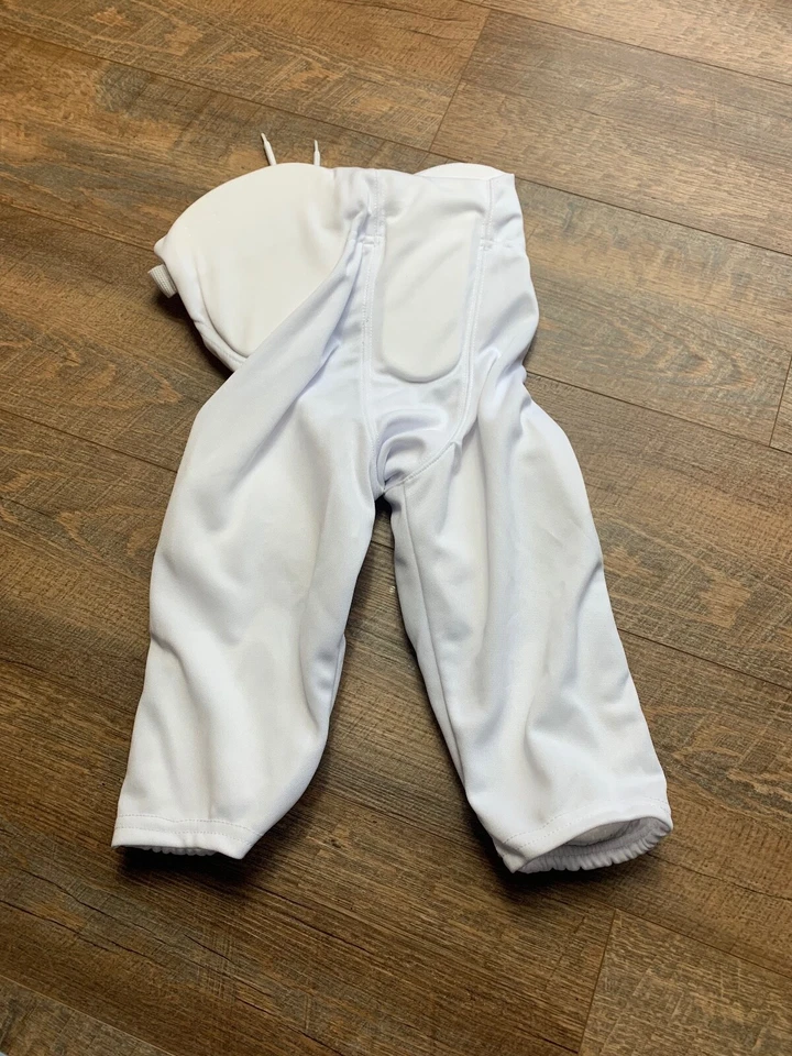 Adams Youth 七垫橄榄球裤小号白色全新 — 第 2/4 张图片