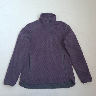 Helly Hansen Damen 1/4 Zip Pullover Fleece Größe S schwere Taschen Outdoor