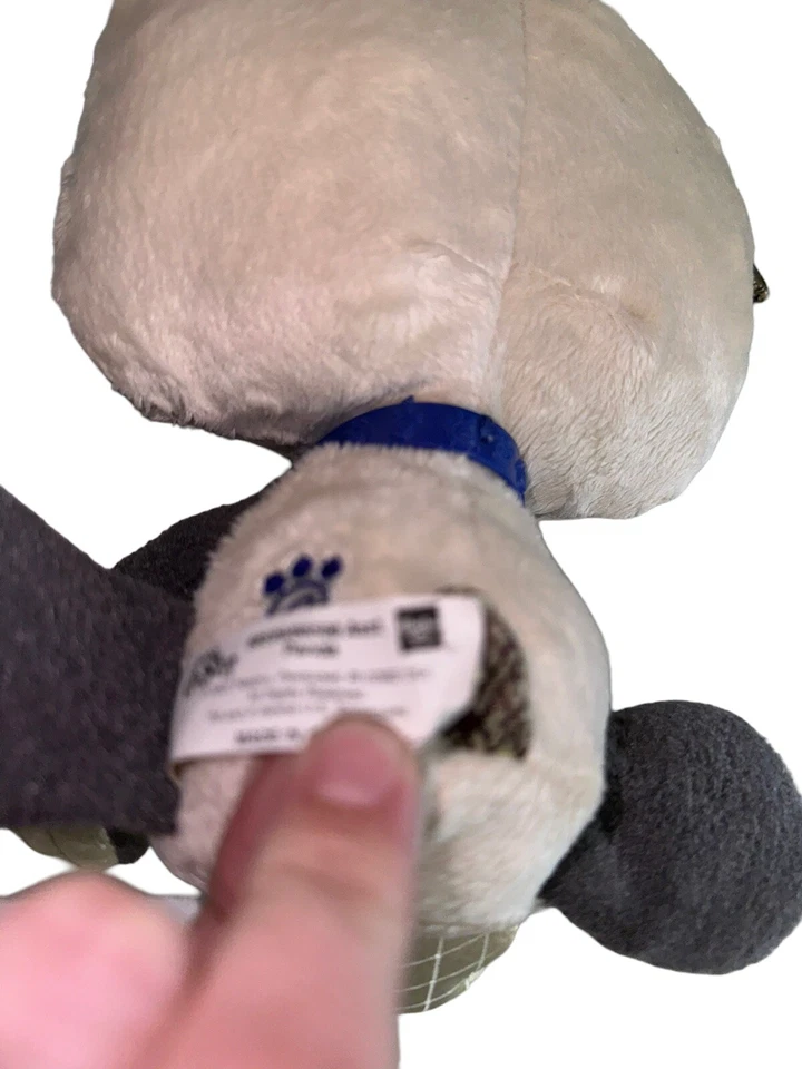 Littlest Pet Shop Pelúcia Panda Bicho de Pelúcia Macio 2007 Hasbro Cinza - Imagem 4 de 4