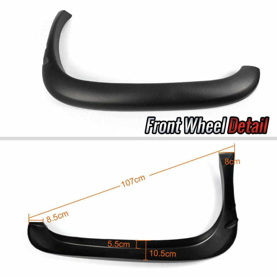 Textured Style Bolt Fender Flares Fit For 1994-2001 Dodge Ram 1500 2500 3500 - Изображение 2 из 4