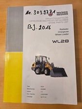 Ersatzteilliste / Parts List Wacker Neuson WL 28 Radlader