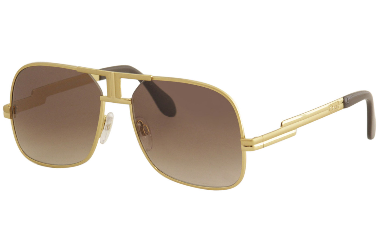 Cazal Legends Men's 701/3 003 Gold Retro Pilot Sunglasses 58mm
