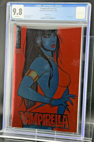 VAMPIRELLA VOL 7 #2 - CGC 9.8 - JENNY FRISON FOIL VARIANT COVER H - DYNAMITE