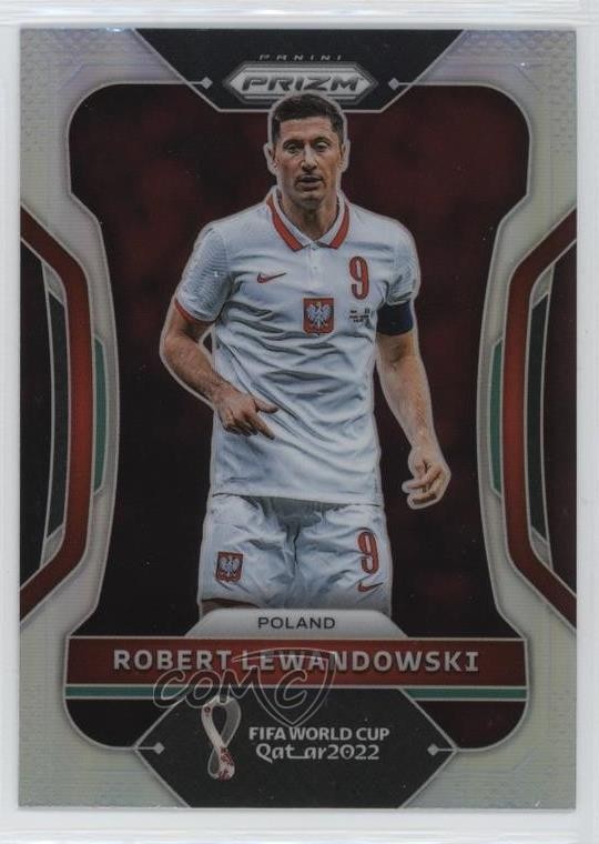 2022 Panini Prizm World Cup Qatar Silver Prizm Robert Lewandowski #170 0m1s