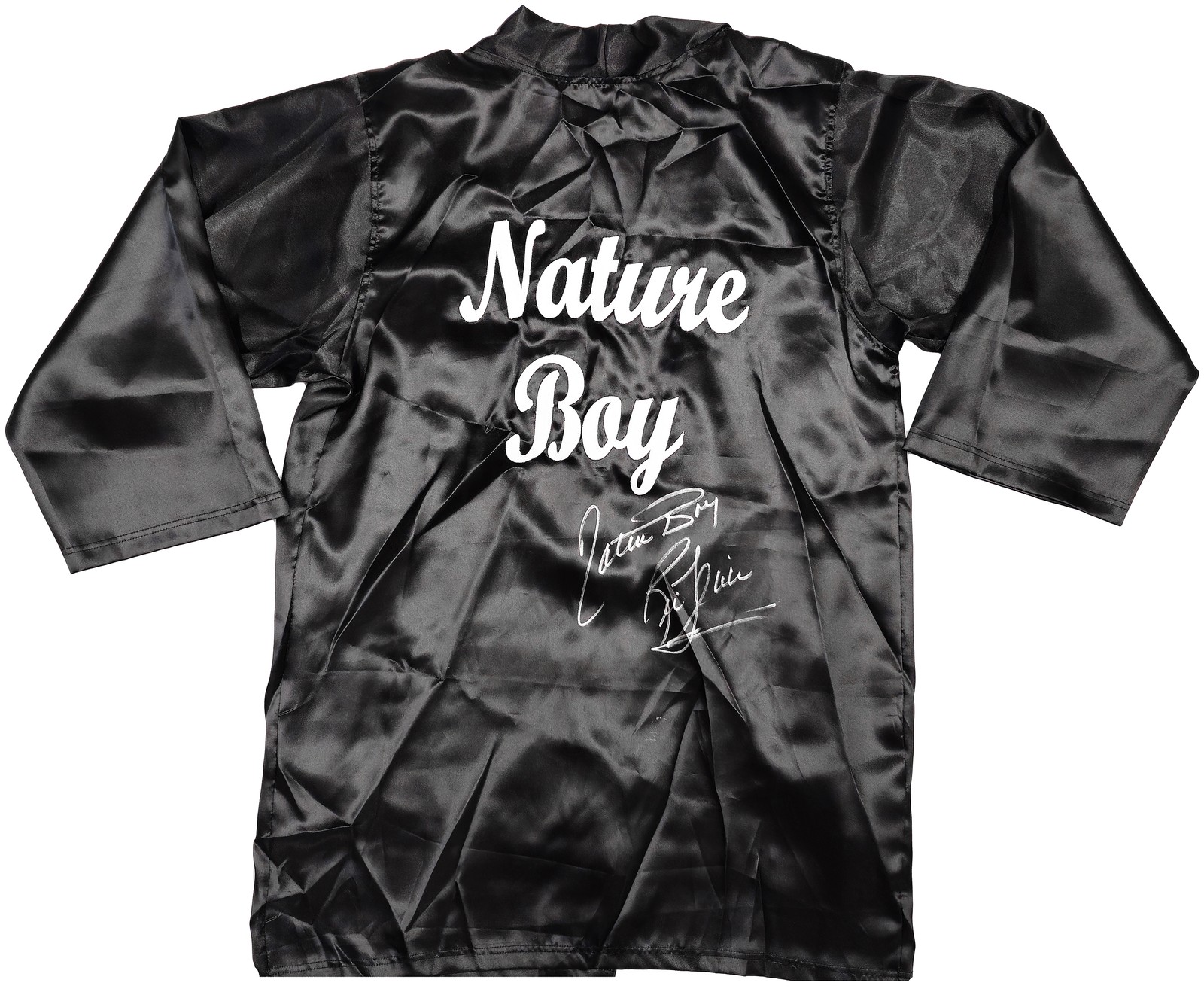 Ric Flair Autographed Signed Black Wrestling Robe "Nature Boy" PSA/DNA