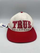 TRUE East Gold Rush Cap White/Red Snapback USA Made NWT