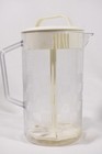 Pampered Chef Quick Stir Pitcher 2 Quart Checkered Design w/ Plunger CLEAN!