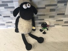 SHAUN THE SHEEP TELEVISION CHARACTER BIG HEAD KEYCHAIN/BACKPACK PLUSH PLUSH